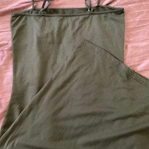 dress green tight fit